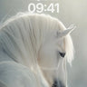 Silken Stillness Wallpaper with Moonlit Mane wallpaper for iPhone, iPad & Mac