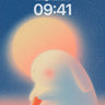 Serene Hare Wallpaper with Sunset Glow wallpaper for iPhone, iPad & Mac