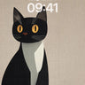 Quiet Watcher Wallpaper with Textured Canvas wallpaper for iPhone, iPad & Mac