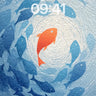 Serenity Spiral Wallpaper with Orange Solitude wallpaper for iPhone, iPad & Mac