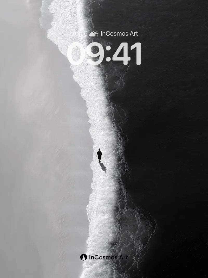 Solitary Edge Wallpaper with Ocean Divide wallpaper for iPhone, iPad & Mac