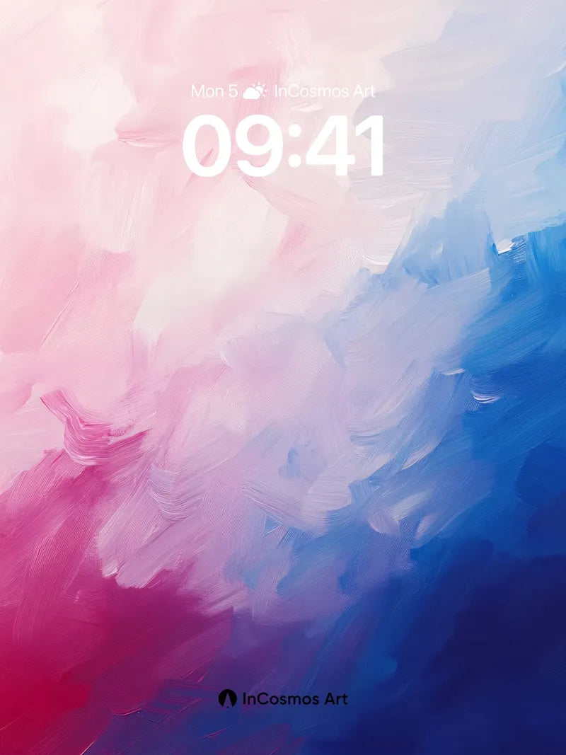 Luminous Veil Wallpaper with Ethereal Brushstrokes