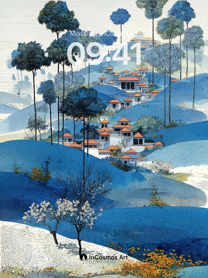 Serenity Blueprint Wallpaper with Whispering Trees