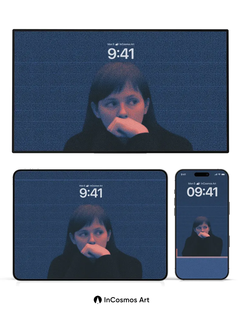 Midnight Contemplation Wallpaper with Subtle Hues