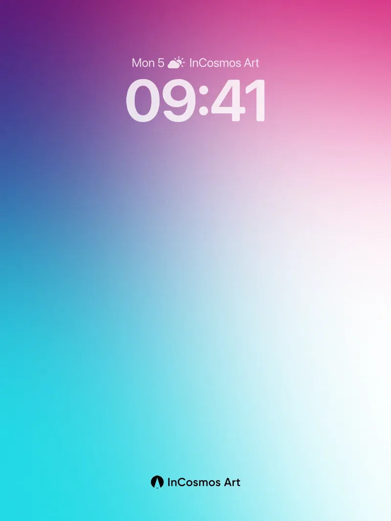 Luminous Gradient Wallpaper with Ethereal Shift