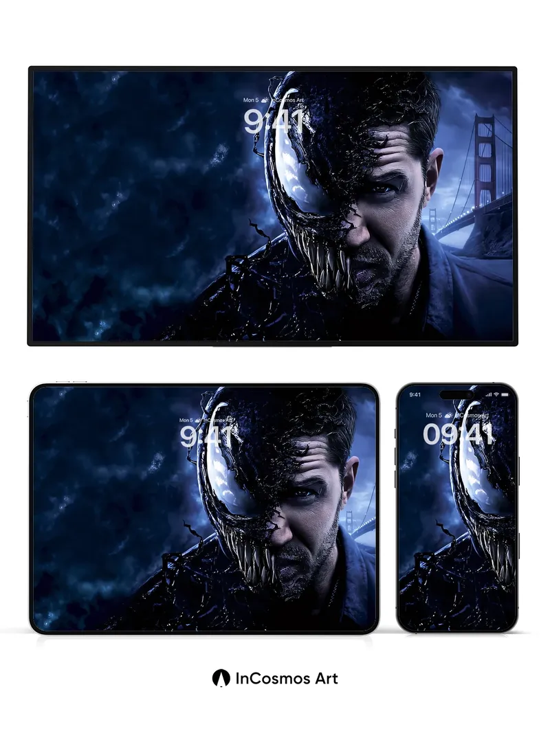 Dark Fusion Wallpaper with Venomous Split