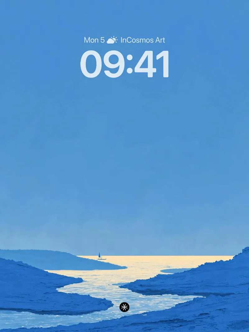 Ice Landscape Wallpaper 4K for iPhone Lock Screen