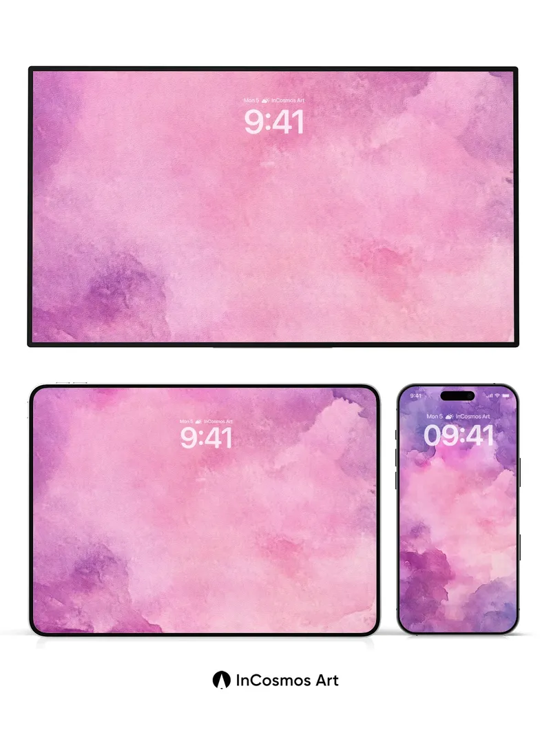 Luminous Veil Wallpaper with Ethereal Hues