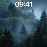 Mist-Swathed Forest Wallpaper with Whispering Pines wallpaper for iPhone, iPad & Mac