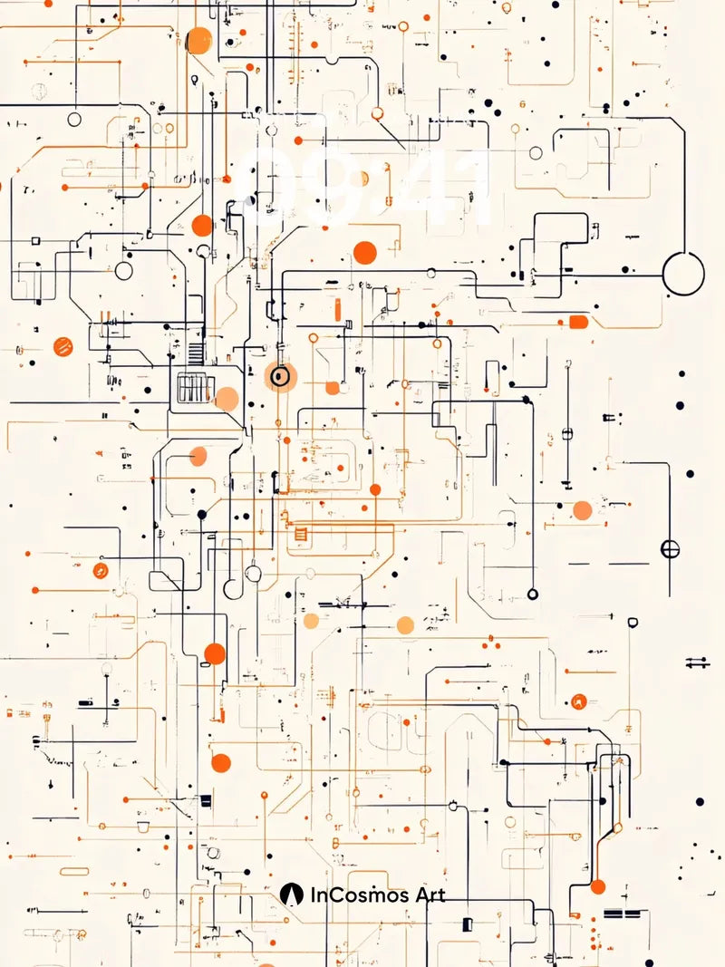 Circuit Reverie Wallpaper with Neon Pulse