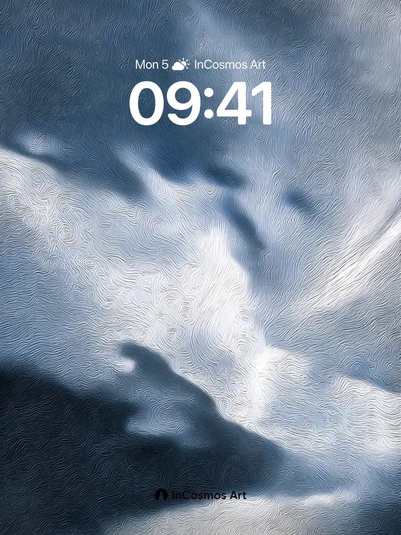 Storm Veil Wallpaper with Swirling Light wallpaper for iPhone, iPad & Mac
