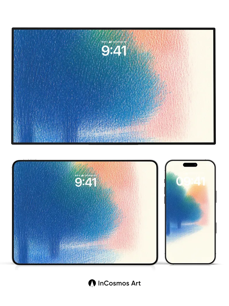 Serenity Bloom Wallpaper with Color Breath