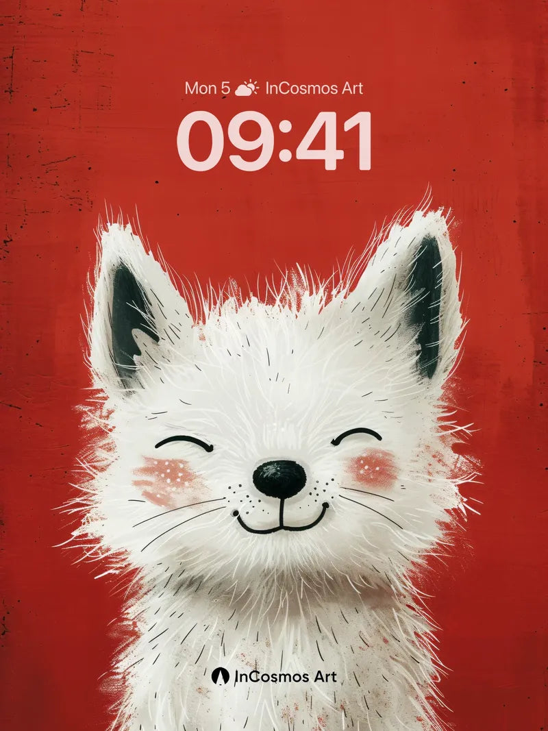 Serene Fox Wallpaper with Whiskered Warmth