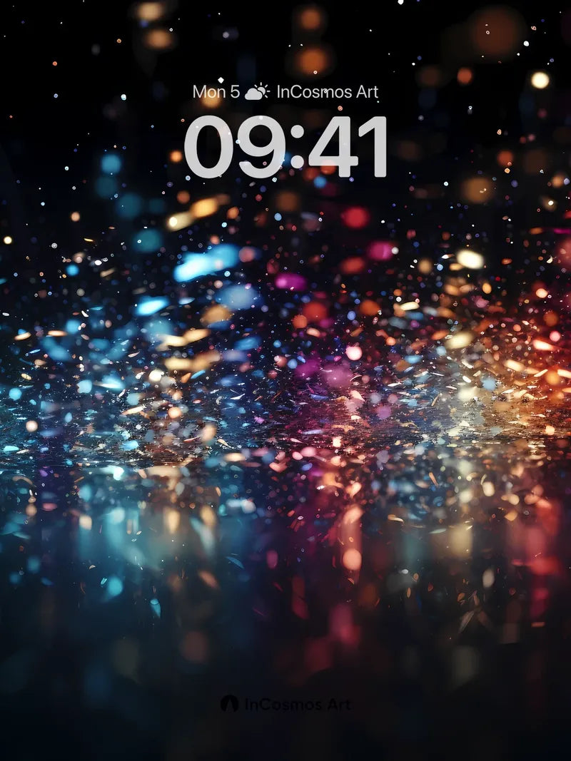 Neon Nebula Wallpaper with Cosmic Dust Trails