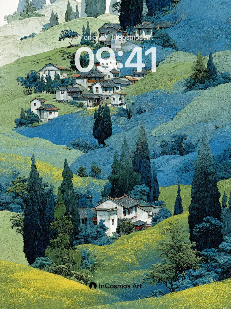 Serenity Ridge Wallpaper with Whispering Pines