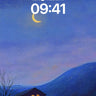 Crescent Hush Wallpaper with Golden Windows wallpaper for iPhone, iPad & Mac