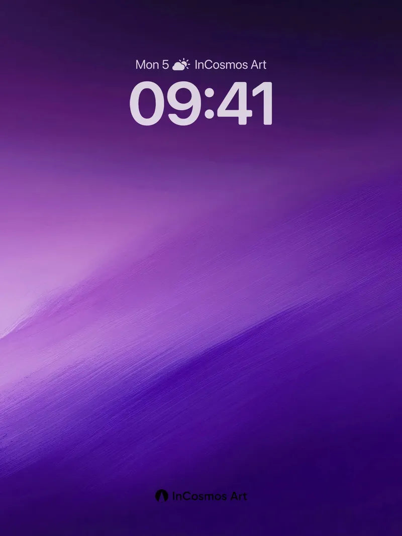 Velvet Horizon Wallpaper with Ethereal Light Trails