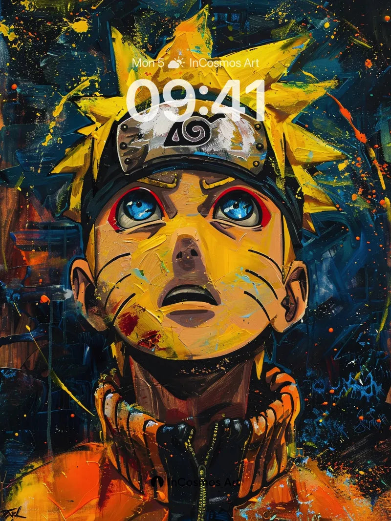 Electric Storm Wallpaper with Painted Fire wallpaper for iPhone, iPad & Mac