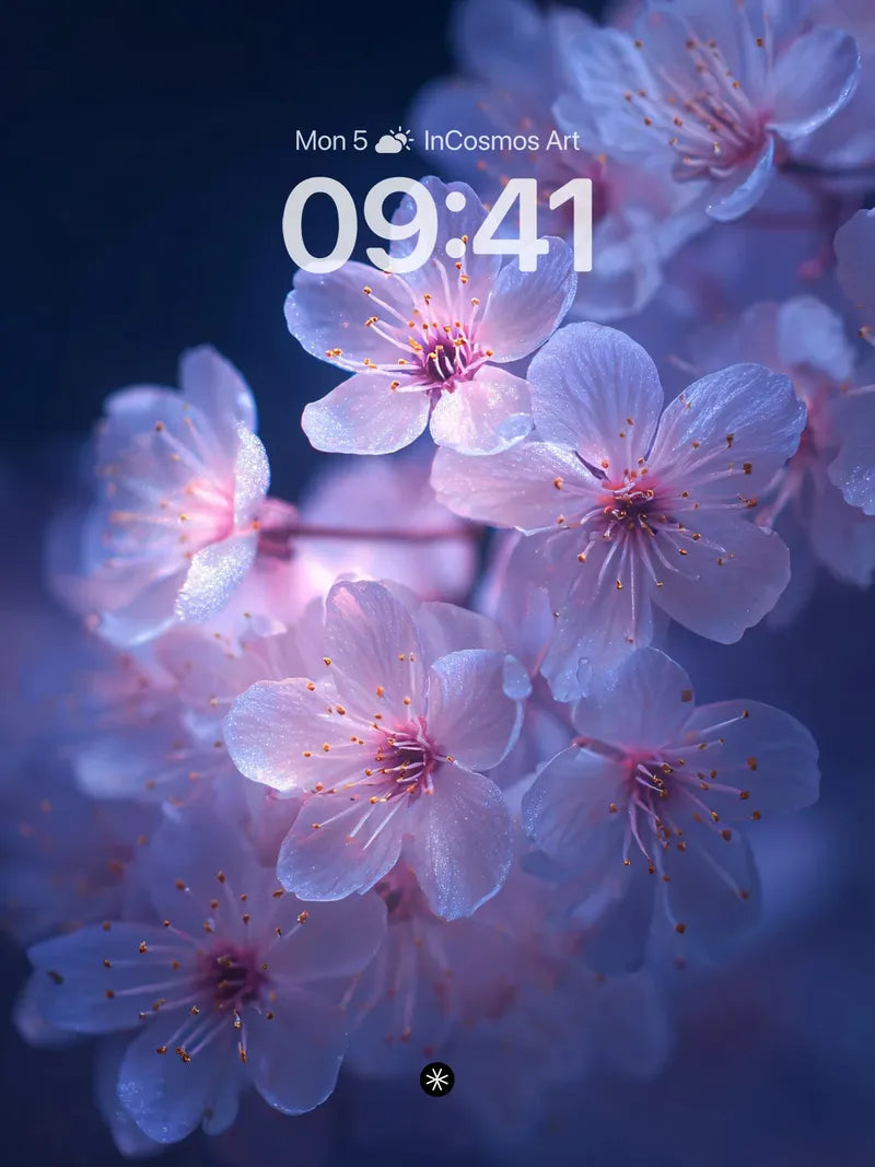 Ethereal Blossom Wallpaper in Soft Haze