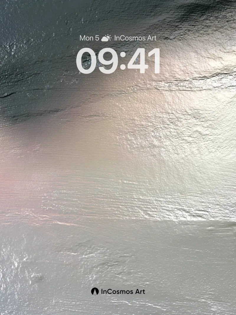 Silken Sky Wallpaper with Ethereal Light Veils