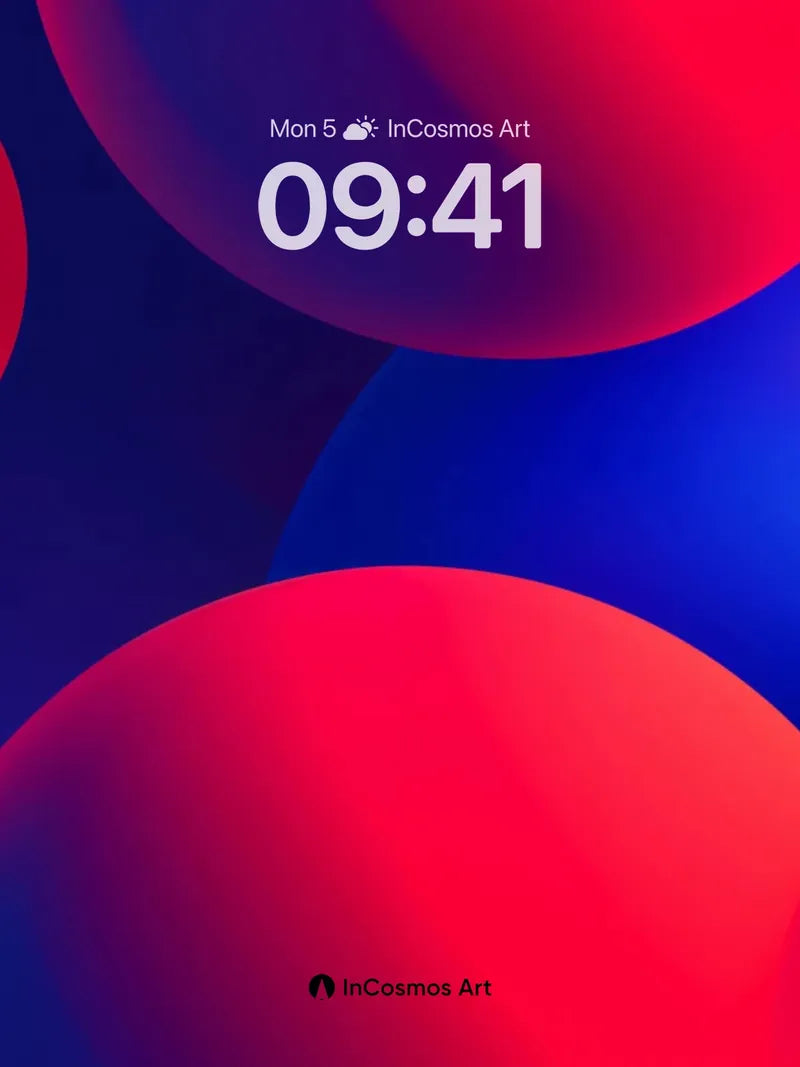 Luminous Sphere Wallpaper with Deep Field Depth