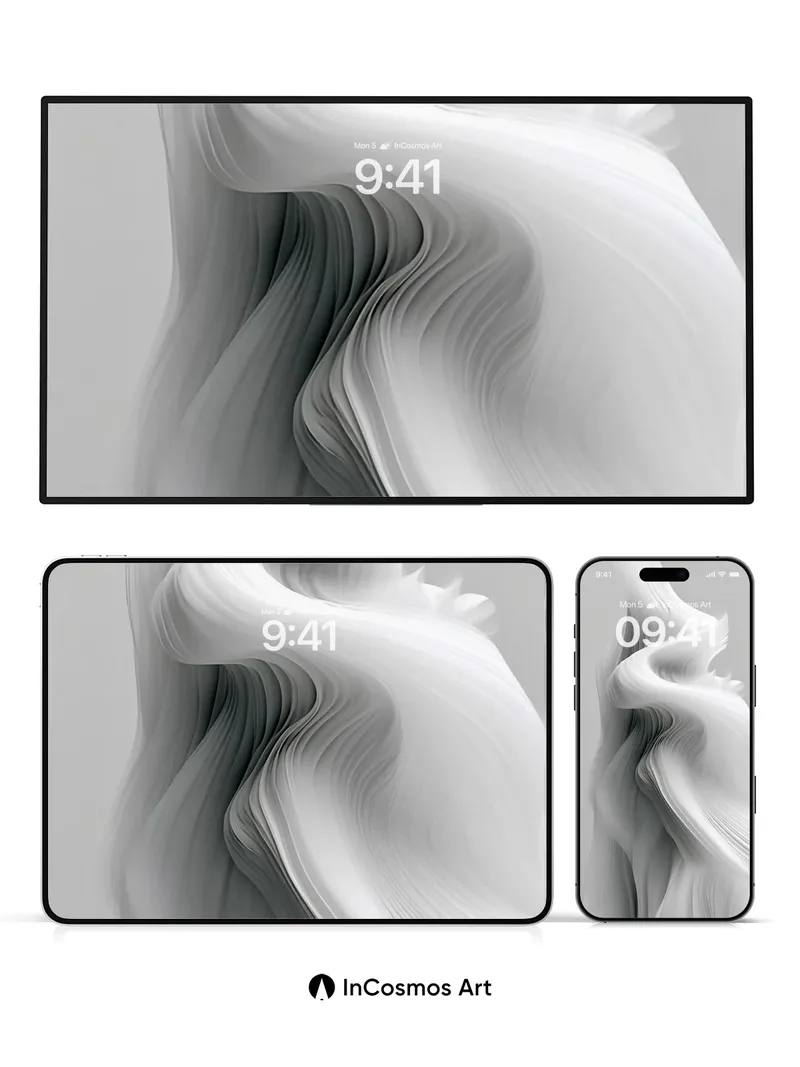 Sculpted Silence Wallpaper with Breathless Curves