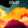 Cosmic Feather Wallpaper with Starlit Veins wallpaper for iPhone, iPad & Mac