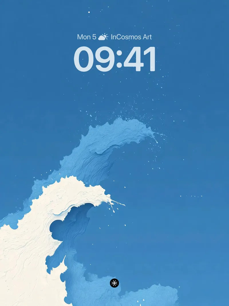 Serene Ocean Wave Wallpaper wallpaper for iPhone, iPad & Mac