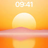 Golden Hush Wallpaper with Sunset Reflection wallpaper for iPhone, iPad & Mac
