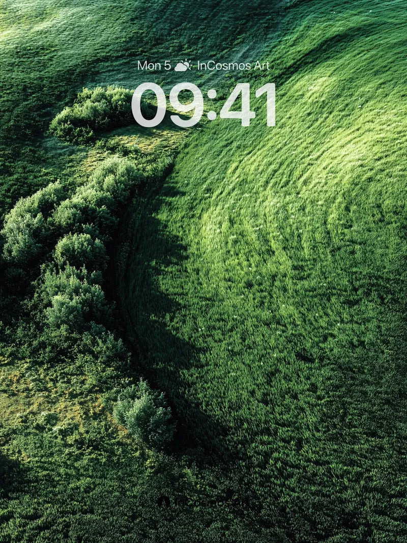 Whispering Ridge Wallpaper with Emerald Veins