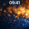 Golden Hush Wallpaper with Floating Embers wallpaper for iPhone, iPad & Mac