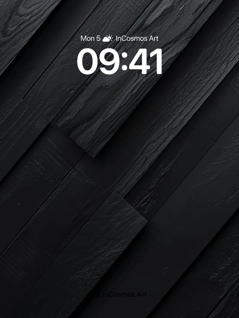 Shadowed Wood Grain Wallpaper with Diagonal Depth