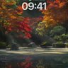 Autumn Reverie Wallpaper with Sunlit Reflections wallpaper for iPhone, iPad & Mac