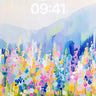 Whispering Meadow Wallpaper with Ethereal Hues wallpaper for iPhone, iPad & Mac