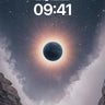 Eclipse Mirage Wallpaper with Celestial Void wallpaper for iPhone, iPad & Mac