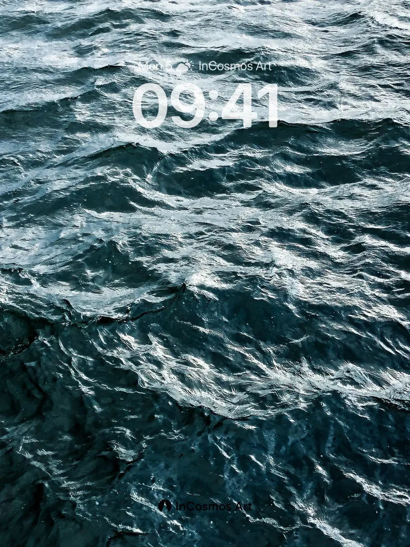 Storm-Whispered Ocean Wallpaper with Deep Tides