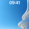 Serenity Curve Wallpaper with Ocean Horizon wallpaper for iPhone, iPad & Mac