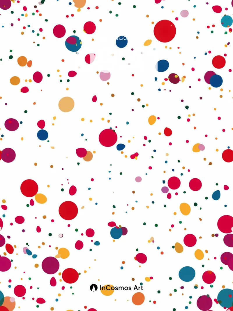 Playful Confetti Wallpaper with Floating Dots wallpaper for iPhone, iPad & Mac