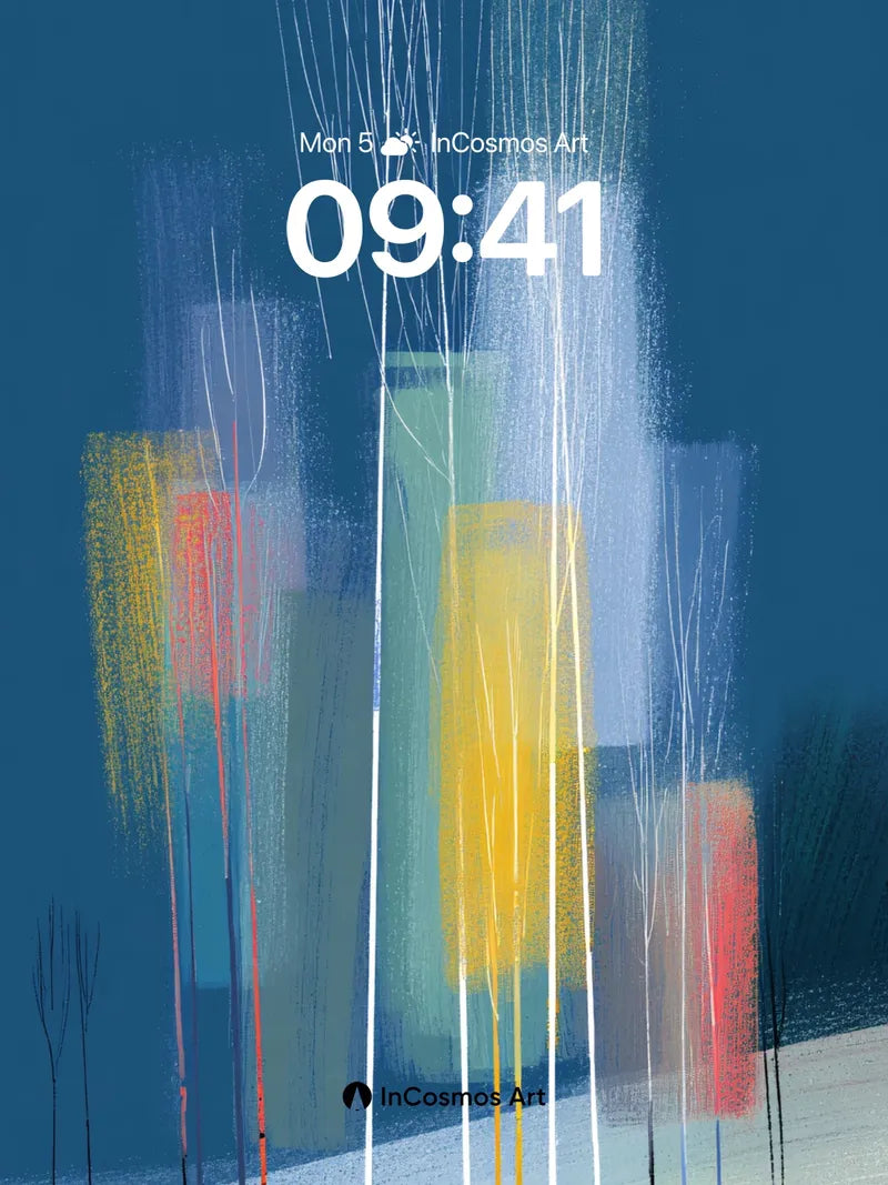 Serenity Bloom Wallpaper with Whispering Trees