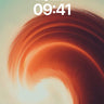 Crimson Wave Wallpaper with Sunlit Curve wallpaper for iPhone, iPad & Mac
