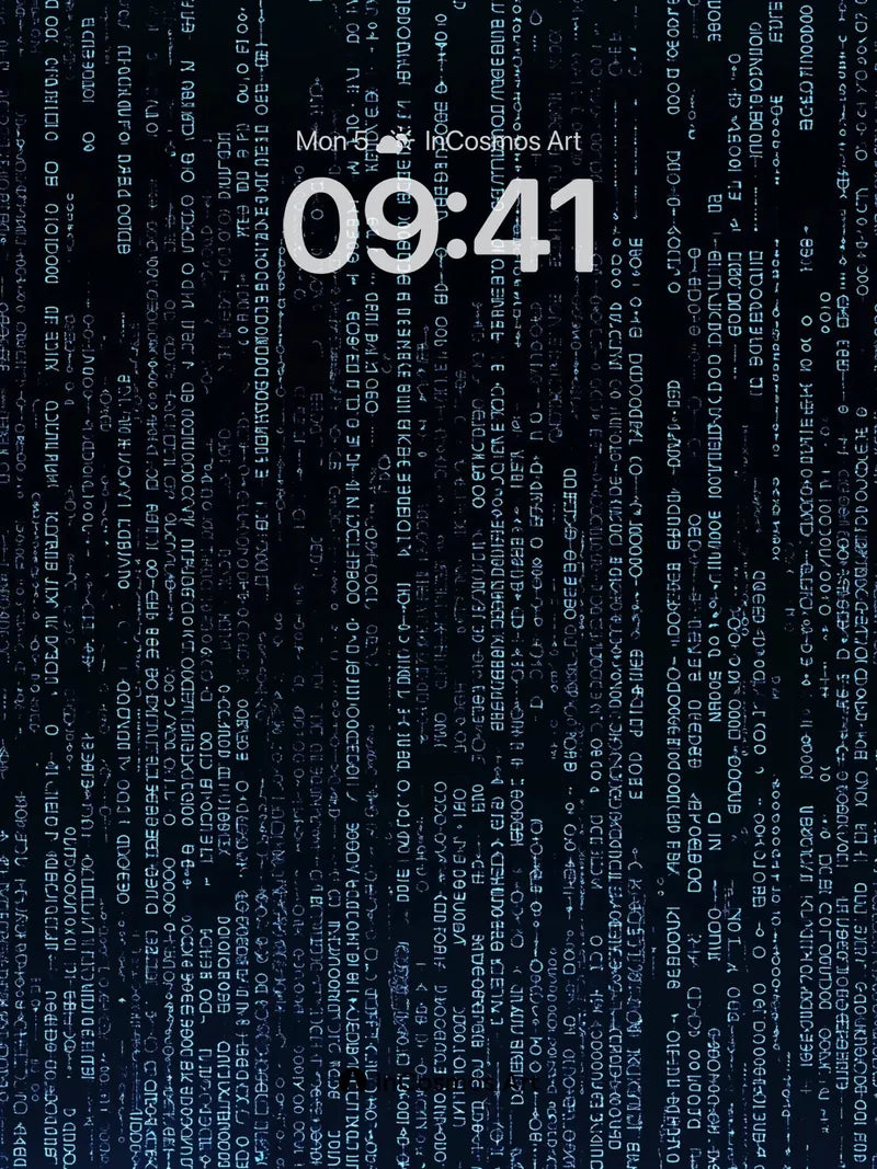 Digital Rain Wallpaper with Cascading Code