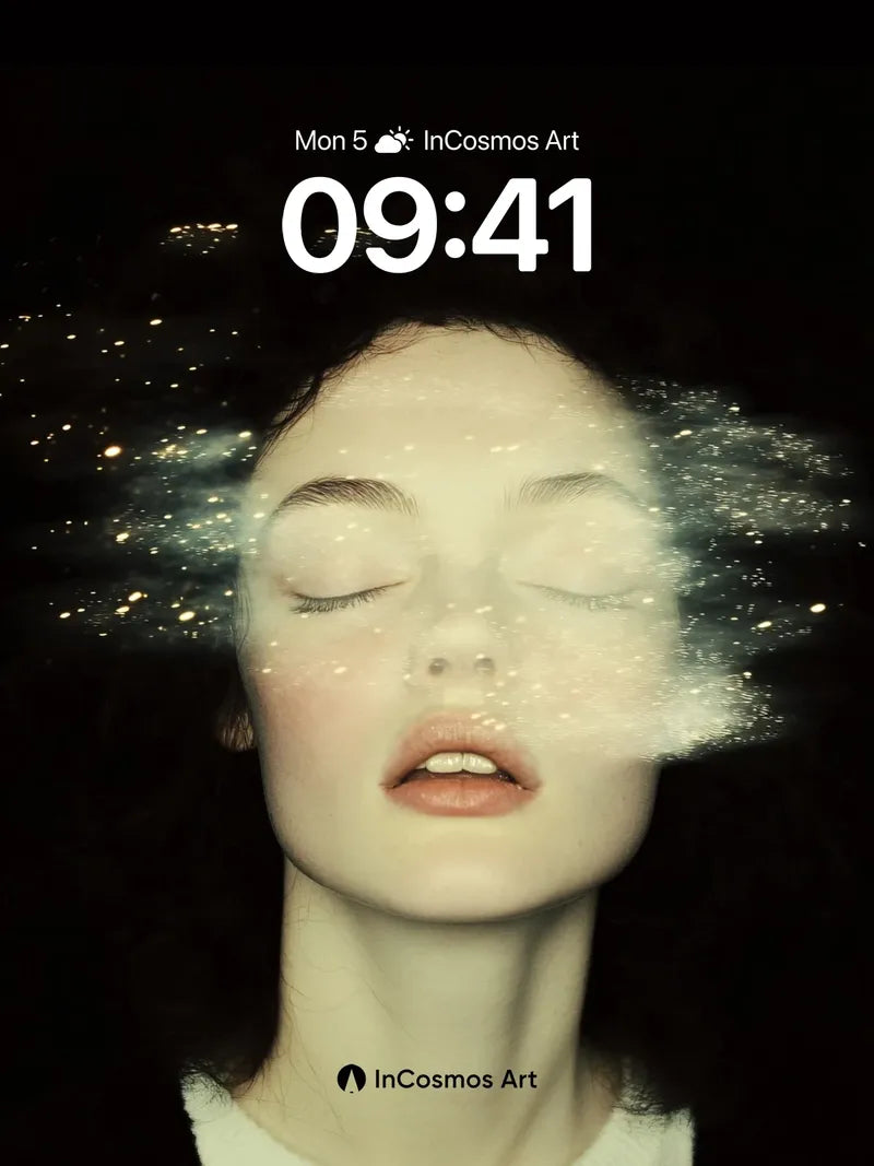 Suspended Starlight Wallpaper with Ethereal Breath wallpaper for iPhone, iPad & Mac