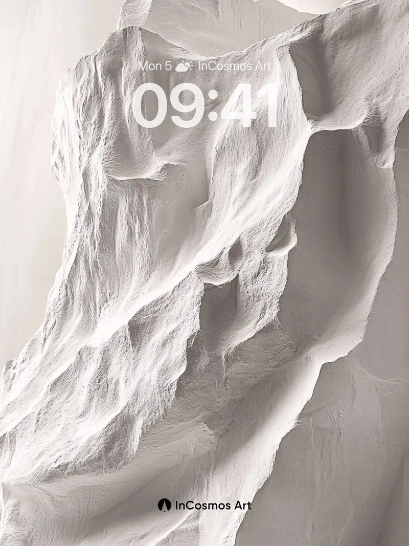 Silken Cliff Wallpaper with Ethereal Light