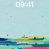 Whimsical Horizon Pastel Wallpaper wallpaper for iPhone, iPad & Mac