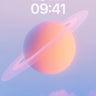 Pastel Nebula Wallpaper with Ethereal Rings wallpaper for iPhone, iPad & Mac