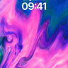 Electric Mirage Wallpaper with Cosmic Veils wallpaper for iPhone, iPad & Mac