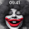 Smiling Smoke Wallpaper with Crimson Lips wallpaper for iPhone, iPad & Mac
