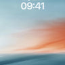 Serenity Horizon Wallpaper with Crimson Hush wallpaper for iPhone, iPad & Mac