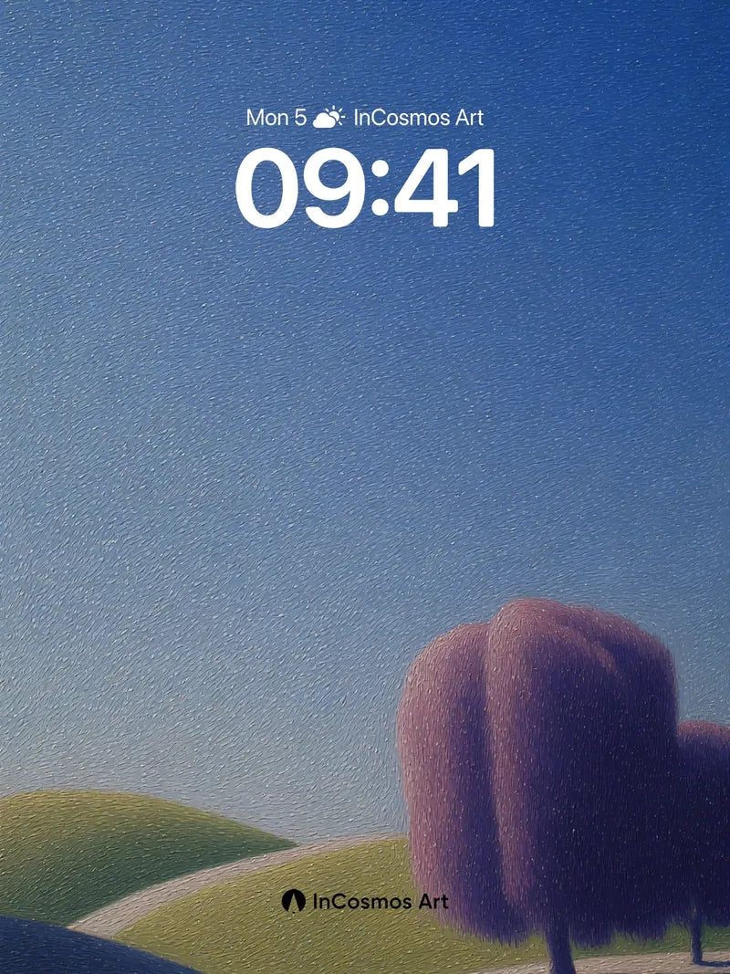 Serenity Bloom Wallpaper with Velvet Canopy