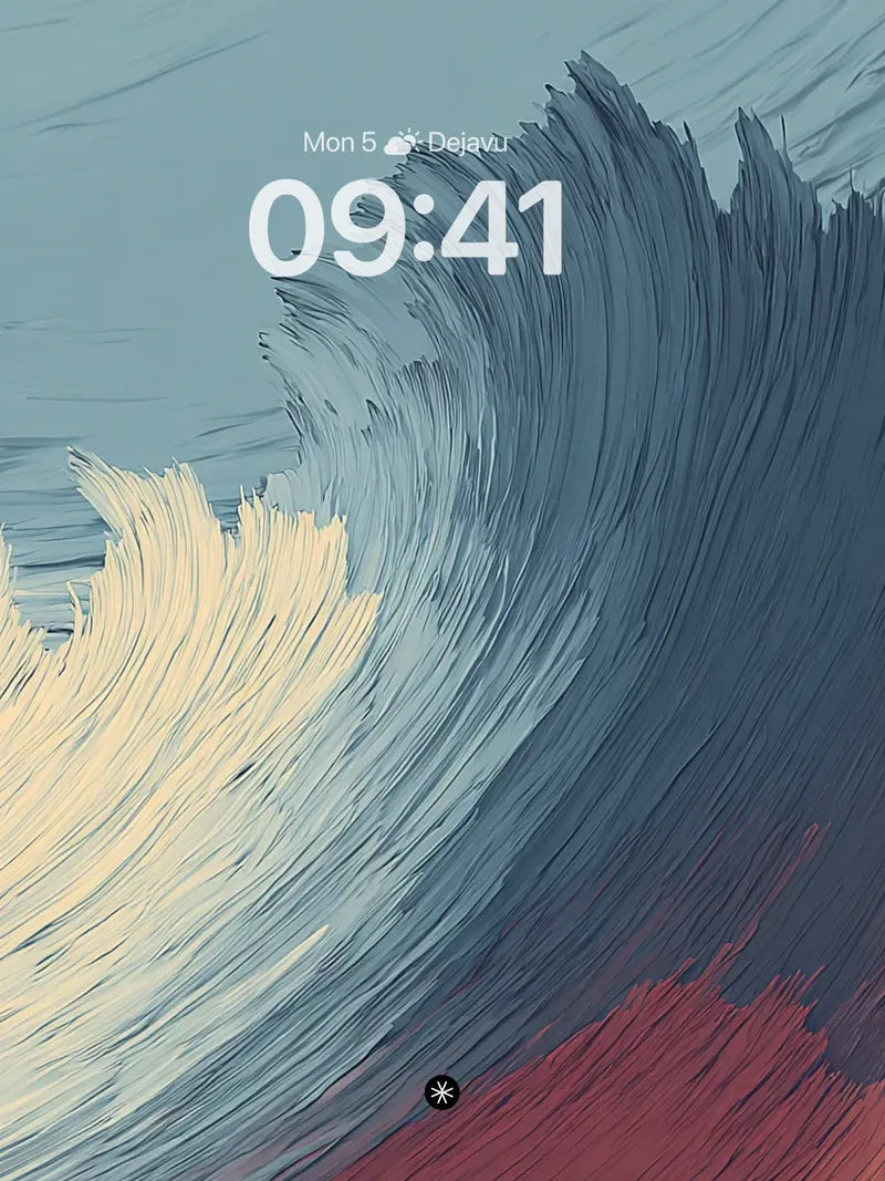 Crimson Tide Abstract Wallpaper